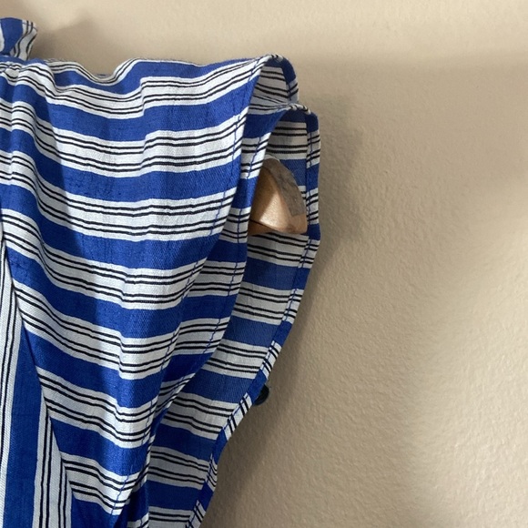 Veronica Beard- Zee Dress in Cobalt Stripe - Picture 4 of 11